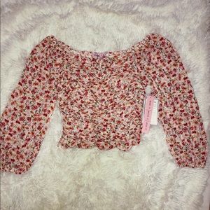 NEW FLORAL CROP TOP
